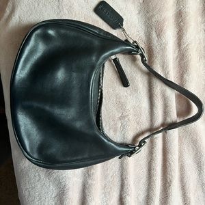Small Coach leather bag